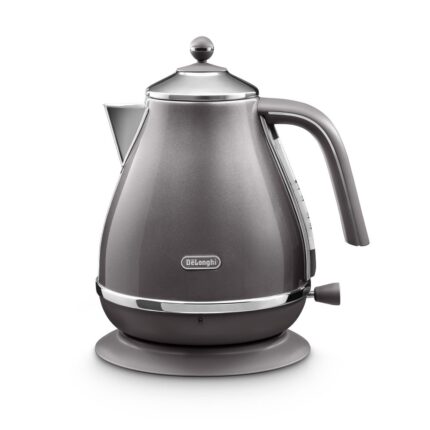 Delonghi - Icona Metallics Electric Kettle - Grey - KBOT3001GY