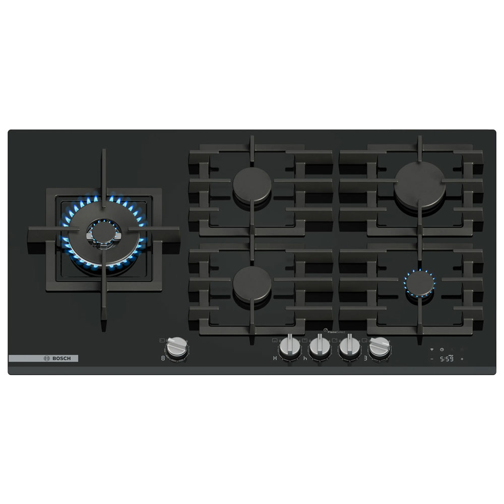 PRS9A6H40Z Bosch - 5 Burner Glass Gas Hob - PRS9A6H40Z - Image 1