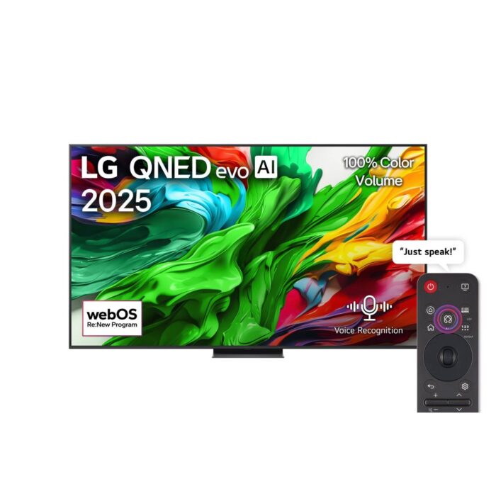 LG - 100 inch QNED evo AI QNED86 4K 120Hz Smart TV AI Magic remote webOS25 2025 - 100QNED86A6 - Image 1