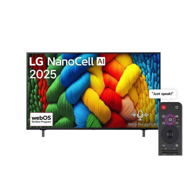 LG NanoCell NANO80 TV 65 inch front view