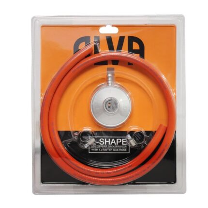Alva - L-Shape Gas Regulator & Hose Kit - G029