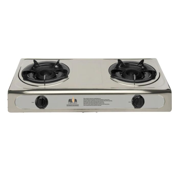 2-Burner Gas Stove - Alva Stainless Steel GCS04 - Image 1