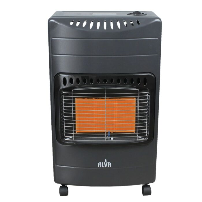 Alva 3-Panel Infrared Gas Heater – Gloss Black – GH312 - Image 1