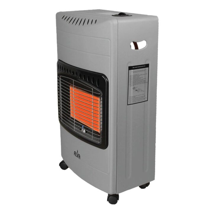 Alva 3-Panel Grey Indoor Gas Heater – GH321 - Image 1