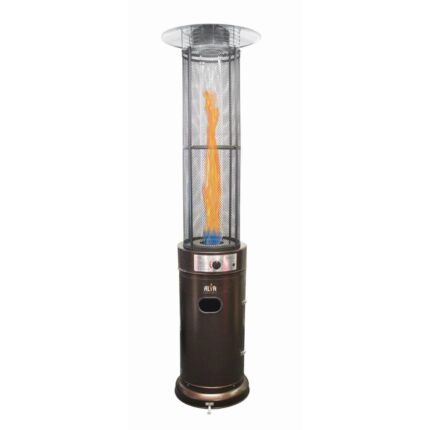 Alva - 1.83m Circular Glass Tube Gas Patio Heater - GHP24