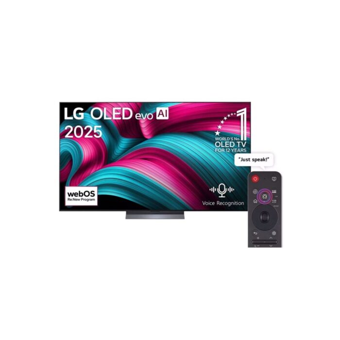 LG 65” OLED evo AI C5 4K Smart TV – OLED65C56LA - Image 1
