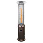 Alva - Tall Circular Glass Tube Gas Patio Heater - GHP25