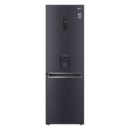 LG - 336L Wide Bottom Freezer with DoorCooling⁺™ in Black Finish - GC-F459NQDM