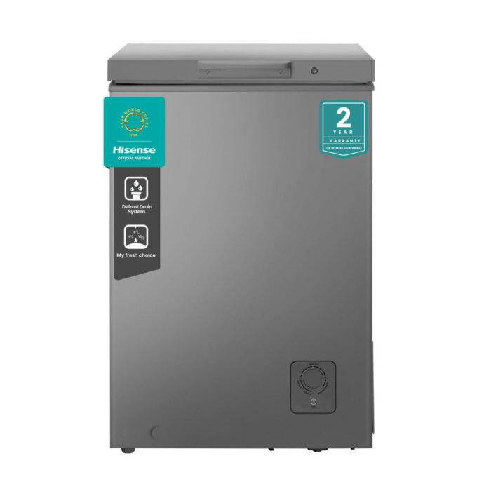 Hisense - 95L Silver Chest Freezer - H125CFS - Image 1