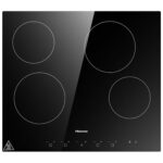 Hisense - 4-Plate Vitroceramic Glass Black Hob - HHU60CEEC