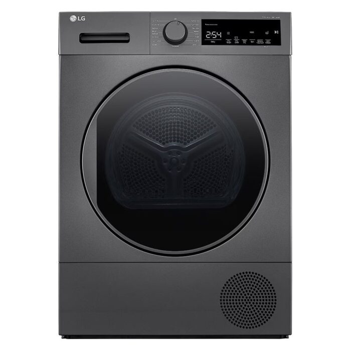 LG - 8kg A++ Heat Pump Dryer in Black Finish - RH80T2SP7RM - Image 1