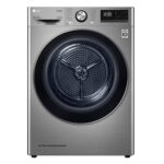 LG - 9kg A+++ -10 Dual Inverter Heat Pump Dryer in Stainless Finish - RH90V9PV8N