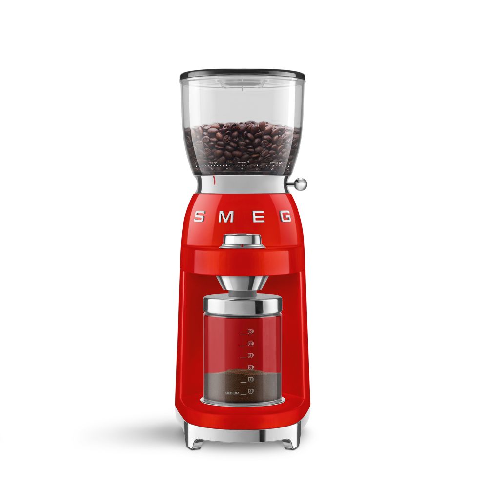 CGF01RDSA Smeg - Coffee Grinder Red - CGF01RDSA - Image 1