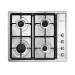 Smeg - 60cm 4 Burner gas Hob St/Steel - PS60GHC