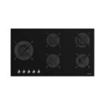 Smeg - 90cm 5-burner Gas on glass - PV395LNSA2