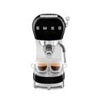 Smeg - Espresso Machine Black - ECF02BLSA