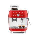 Smeg - Espresso Machine with Grinder Red - EGF03RDSA