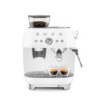 Smeg - Espresso Machine with Grinder White - EGF03WHSA