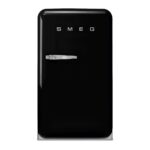 Smeg - Retro bar fridge Glossy Black - FAB10HRBL6