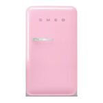 Smeg - Retro bar fridge Pastel Pink - FAB10HRPK6