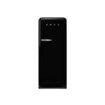 Smeg - Retro full combi fridge Glossy Black - FAB28RBL6