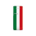 Smeg - Retro full fridge - Designer Range Italy flag - FAB28RDIT6