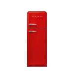 Smeg - 60cm Retro top mount freezer refrigerator Red - FAB30RRD6