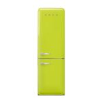 Smeg - 60cm Retro top mount Fridge and Bottom Freezer Lime Green - FAB32RLI6