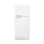 Smeg - 84cm Retro top mount freezer refrigerator White - FAB50RWH6