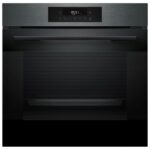 Bosch - 60cm Built-In Oven Black Stainless Steel - HJG852EG0Z