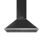 Smeg - 90cm Portofino Wall mounted hood A+ Anthracite - KPF9AN