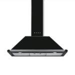 Smeg - 90cm Victoria Wall mounted hood A Glossy Black - KT90BLE