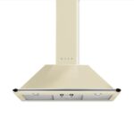 Smeg - 90cm Victoria Wall mounted hood A Cream - KT90PE