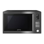 Smeg - 25lt Freestanding Microwave + Grill Dark Inox - MOE25B