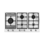 Smeg - 90cm 5 Burner gas Hob St/Steel - PS906SA2