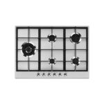 Smeg - 72,5cm 5 Burner gas Hob St/Steel - PX375LSA