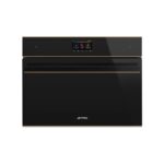 Smeg - 45cm Microwave Oven Combination - SO4604M2PNR