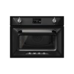 Smeg - 45cm 40lt Microwave Oven Combination Black Gloss - SO4902M1N