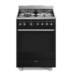 Smeg - 60cm Classic Design Cooker A Glossy Black - SSA60MBL2