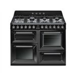 Smeg - 110cm Victoria Design Cooker A Glossy Black - TR4110BL1