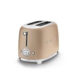 Smeg - 2 Slice Retro Toaster Champagne Matt - TSF01CHMSA