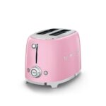 Smeg - 2 Slice Retro Toaster Pastel Pink - TSF01PKSA