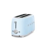 Smeg - 4 Slice Long Compartment Retro Toaster Pastel Blue - TSF02PBSA