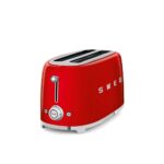 Smeg - 4 Slice Long Compartment Retro Toaster Red - TSF02RDSA