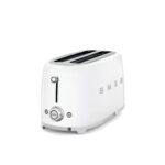 Smeg - 4 Slice Long Compartment Retro Toaster White - TSF02WHSA
