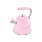 Smeg - 2,3lt Whistling Kettle Pastel Pink - WLK01PK