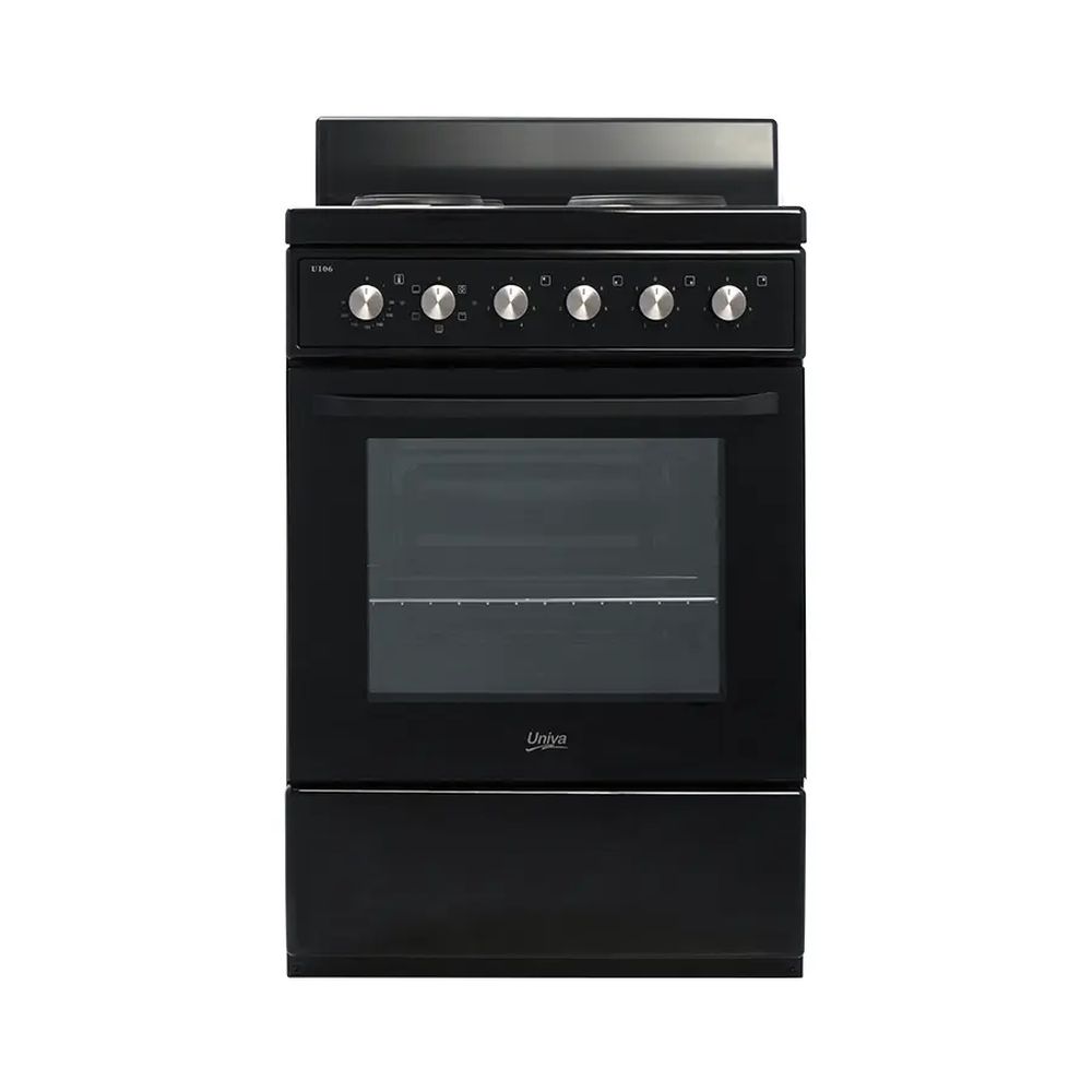 U106B-1 Univa - 4 Plate Stove Black - U106B-1 - Image 1