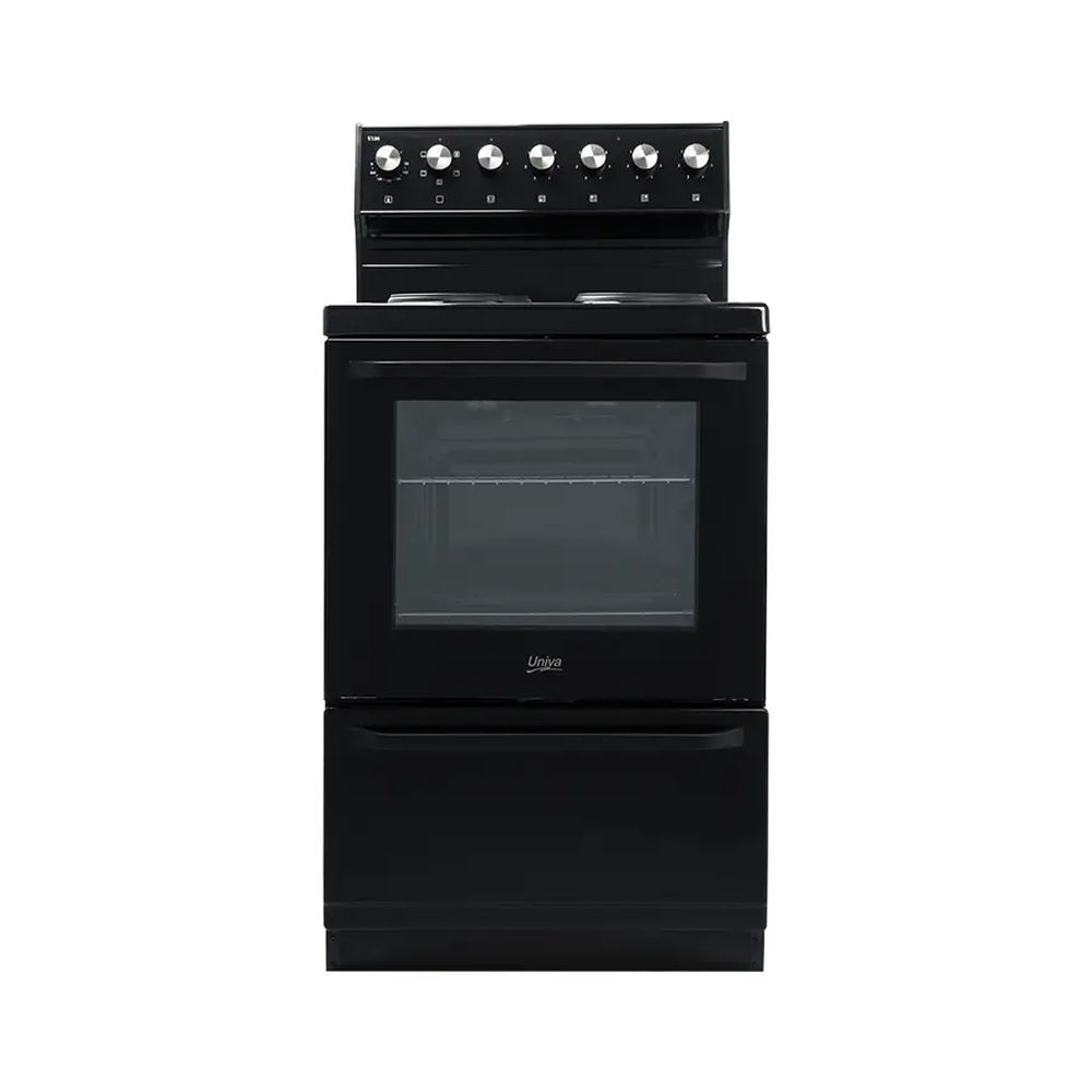 U126B-1 Univa - 4 Plate Warmer Drawer Stove Black - U126B-1 - Image 1