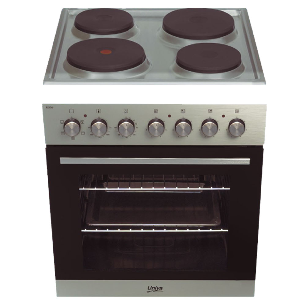 U336SM-1 Univa - Oven and Solid Hob Set Stainless Steel - U336SM-1 - Image 1