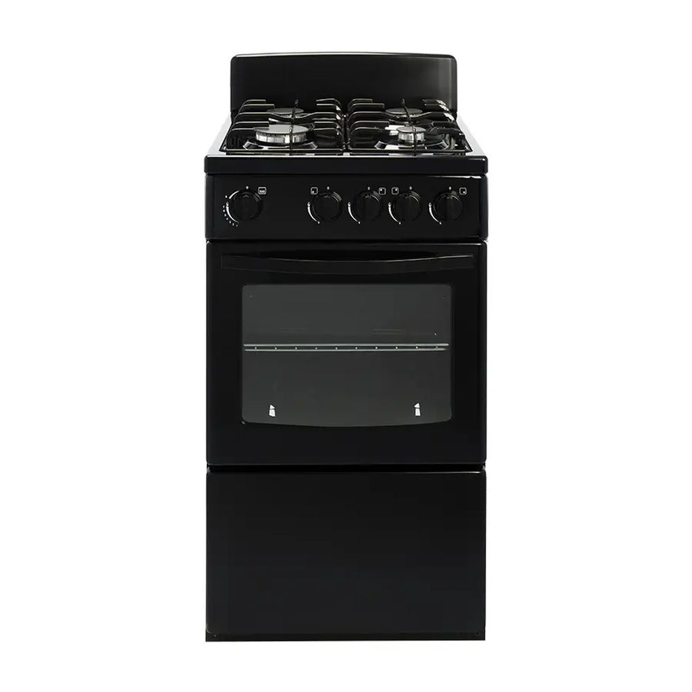 UG005 Univa - 4 Burner Gas Stove Black - UG005 - Image 1